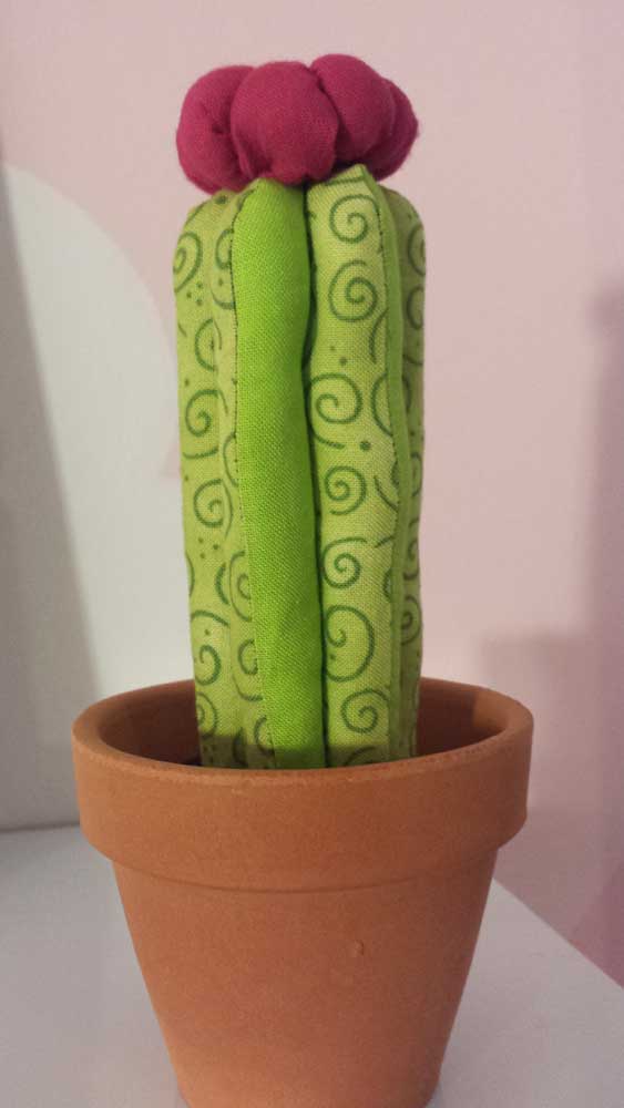 Cactus de tela DIY habitación bebé