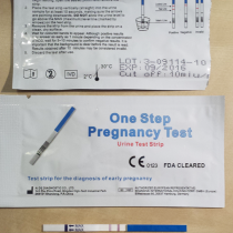 Test de embarazo en orina sencillo